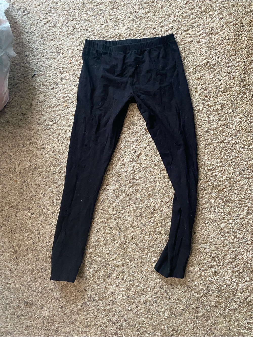 Place Girls Black Leggings - Slim Fit